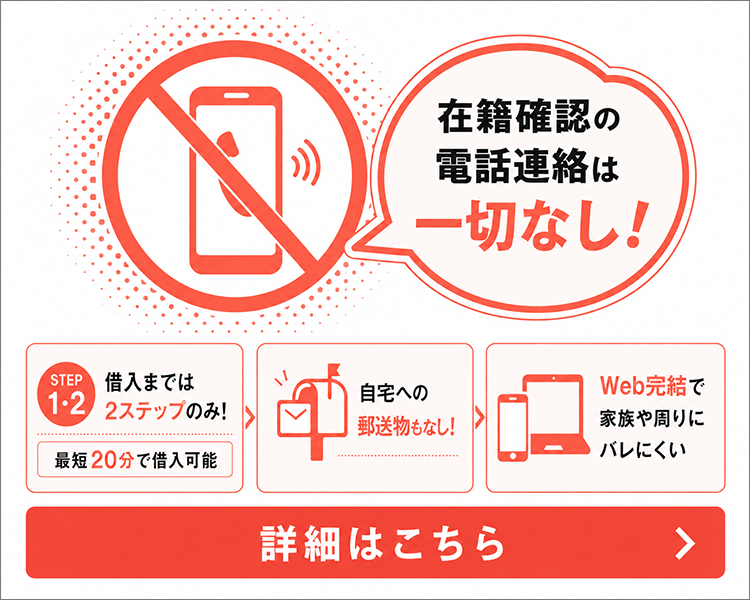 アコムの在籍確認が一切無しの補足画像