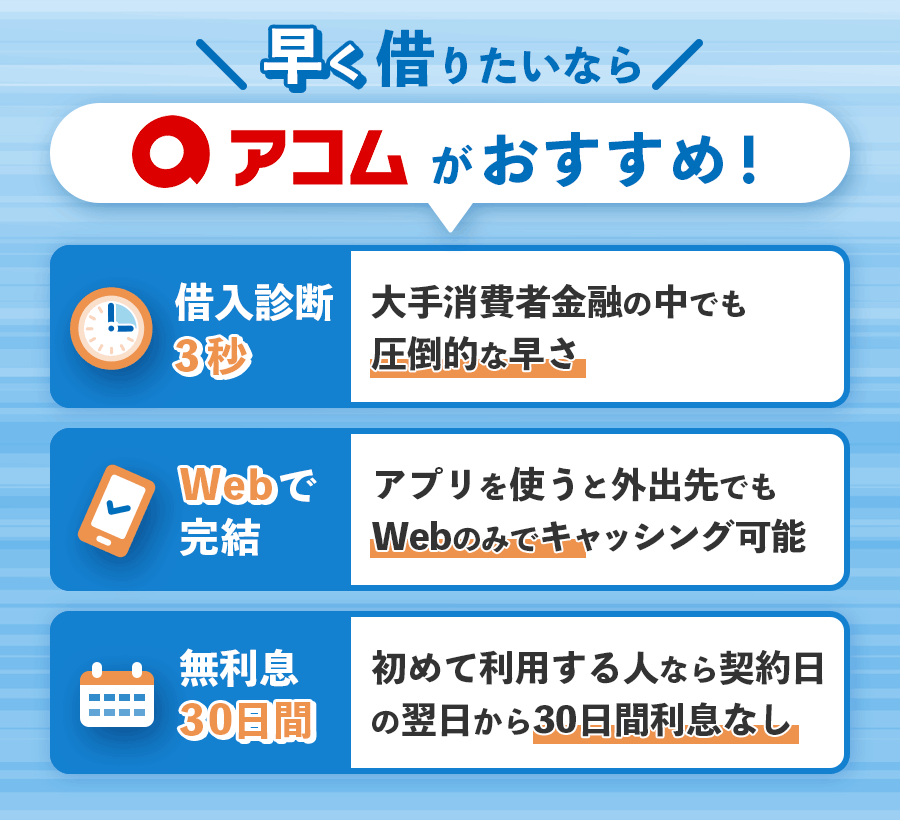 アコムのPR画像