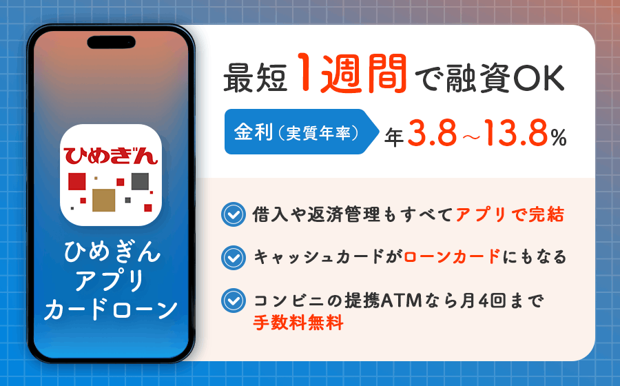 ひめぎんアプリカードローンのオリジナル画像