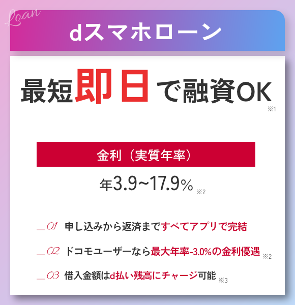 dスマホローンの商標