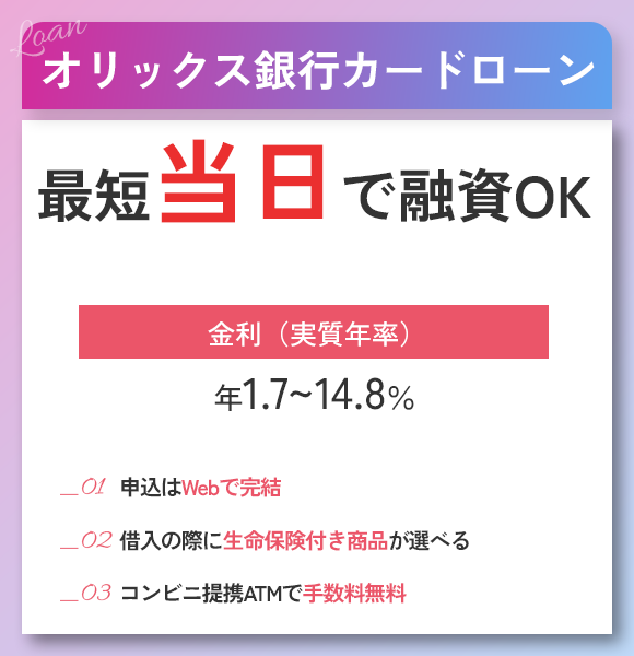 オリックス銀行カードローンの商標