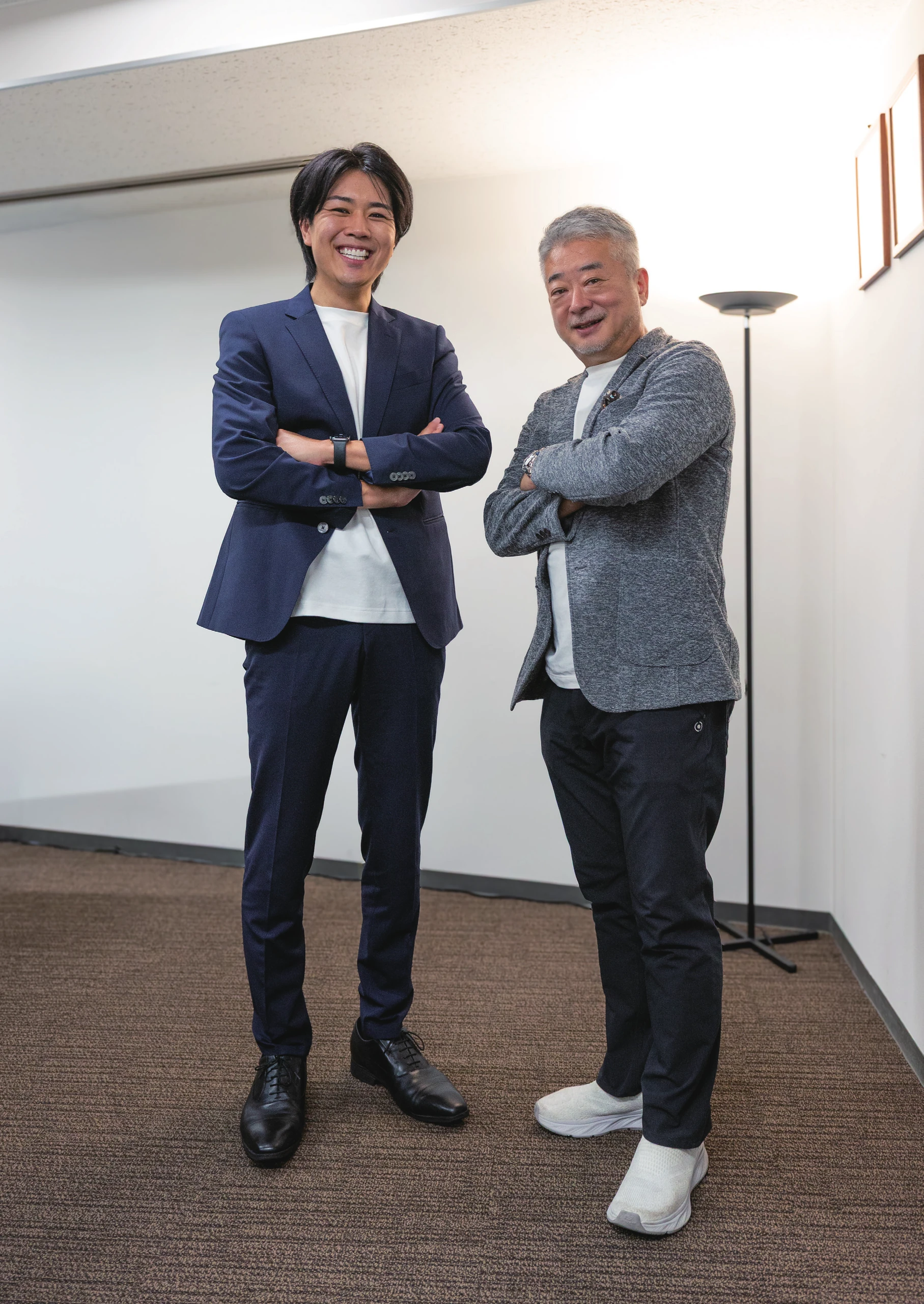 杉本祐一氏（左）と笠原慎也氏（右）